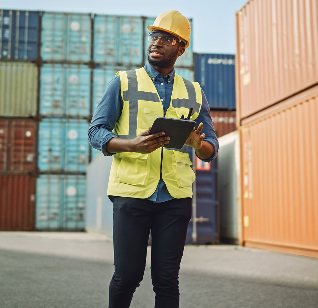 Container Fracht Guinea Afrika